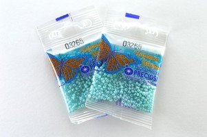 Бисер чешский Preciosa, цв.03265 бирюзовый, 10/0, круглый непрозрачный, 5 г