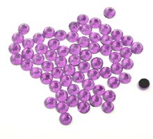 Стразы термоклеевыее стекло SS-20, d-5мм, violet