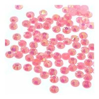 Стразы термоклеевые пластик HTF-2.SS-16.089, розовый перламутр