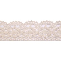 Кружево на коклюшках, 40 мм, Х0307 лен