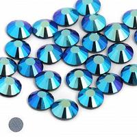 Стразы термоклеевыее стекло SS-20, d=5мм, AB Jet