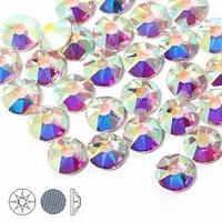 Стразы термоклеевые стекло Xirius 8х8 гр. SS-10, d=3мм, Сrystal AB