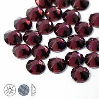 Стразы термоклеевые стекло Xirius 8х8 гр. SS-16, d=4мм, Аметист