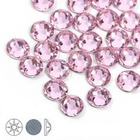 Стразы термоклеевые стекло Xirius 8х8 гр. SS-20, d=5мм, Rose