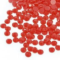 Стразы термоклеевые пластик HTF-1.SS-16.005, красный