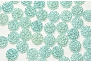 Полубусины пластик клеевые 