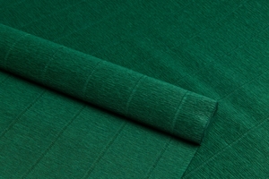 Бумага гофрированная Италия 50см х 2,5м, 180гр, цв.561 хвойно-зеленая