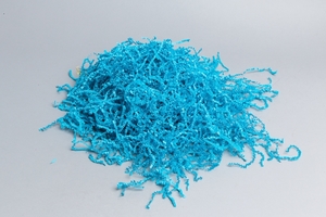 Наполнитель флористический бумажный, 50г, голубой