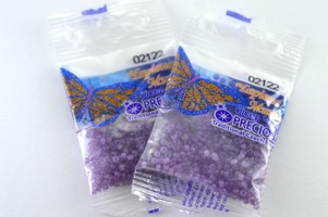 Бисер чешский Preciosa, цв.02122 сиреневый, 10/0, круглый непрозрачный восковой, 5 гр