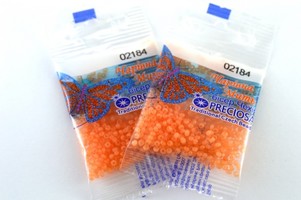 Бисер чешский Preciosa, цв.02184 голубой, 10/0, круглый непрозрачный восковой, 5 гр