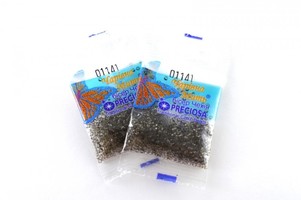 Бисер чешский Preciosa, цв.01141 серый, 10/0, круглый прозрачный, 5 гр