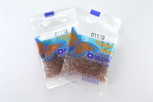 Бисер чешский Preciosa, цв.01113 коричневый, 10/0, круглый прозрачный, 5 гр