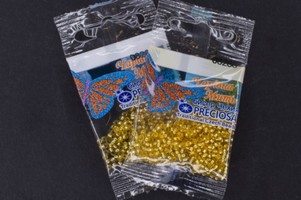 Бисер чешский Preciosa, цв.08286 желтый, 10/0, круглый полупрозрачный, 5 гр