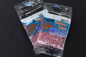 Бисер чешский Preciosa, цв.08273 бледно-розовый, 10/0, круглый полупрозрачный, 5 гр