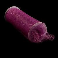 Фатин с гилттером средней жесткости, ширина 150 мм, 05 малиновый