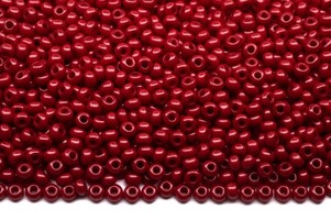Бисер чешский Preciosa, цв.93210 бордовый, 10/0, круглый непрозрачный, 5 гр