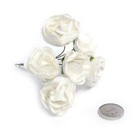 Цветы бумажные PF27.9, белый
