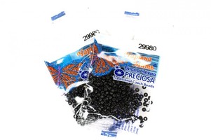 Бисер чешский Preciosa, цв.29980 серо-зеленый, 10/0, круглый непрозрачный, 5 гр