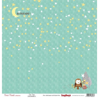 Бумага для скрапбукинга 30,5х30,5 см 180 гр/м односторон Лес чудес, Лесная колыбельная