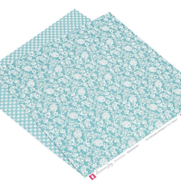 Бумага для скрапбукинга 30,5х30,5 см 180 гр/м двусторон Летняя радость, Цветущая лоза