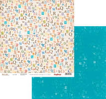 Бумага для скрапбукинга 30,5х30,5 см 180 гр/м двусторон Басик, Поговорим