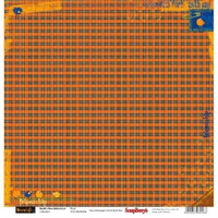 Бумага для скрапбукинга 30,5х30,5 см 180 гр/м двусторон Новые приключения басика , Под теплым пледом