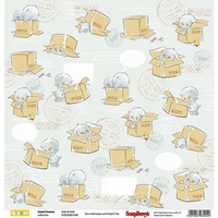 Бумага для скрапбукинга 30,5х30,5 см 180 гр/м односторон Веселое детство, Игра в прятки