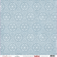 Бумага для скрапбукинга 30,5х30,5 см 180 гр/м односторон Бабочки, Вуаль