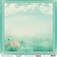 Бумага для скрапбукинга 30,5х30,5 см 180 гр/м двусторон Мамины сокровища, Наше солнышко