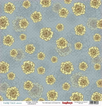 Бумага для скрапбукинга 30,5х30,5 см 180 гр/м двусторон Сказка про фей, Цветочное зелье