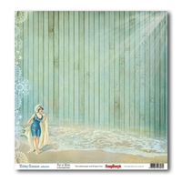 Бумага для скрапбукинга 30,5х30,5 см 180 гр/м двусторон Курортный роман, Маленькие радости