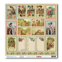 Бумага для скрапбукинга 30,5х30,5 см 180 гр/м двусторон Курортный роман, Грозы