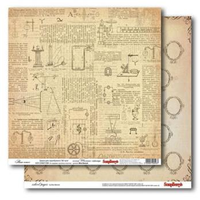 Бумага для скрапбукинга 30,5х30,5 см 180 гр/м двусторон Наш класс, Школьные страницы