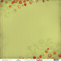 Бумага для скрапбукинга 30,5х30,5 см 180 гр/м двусторон Мальчик и девочка, Детская любовь