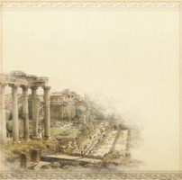 Бумага для скрапбукинга 30,5х30,5 см 180 гр/м двусторон Итальянские каникулы, Древний Рим