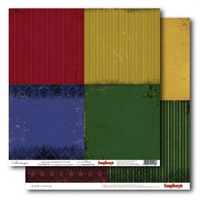 Бумага для скрапбукинга 30,5х30,5 см 180 гр/м двуостор Ажур, Матильда