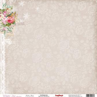 Бумага для скрапбукинга 30,5х30,5 см 180 гр/м одностор Зимнее утро, Музыка зимы