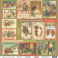 Бумага для скрапбукинга 30,5х30,5 см 180 гр/м одностор Ночь перед Рождеством, Волшебная история