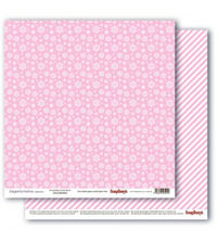 Бумага для скрапбукинга 30,5х30,5 см 180 гр/м двустор Зимние контрасты Звездная ночь, Сладкие снежинки