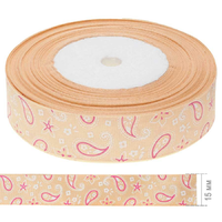 Лента репсовая с принтом 