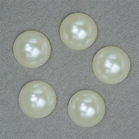 Полубусины пластик перламутр , d=10 мм, цв.43 молочный