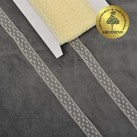 Кружево-трикотаж 1662, 15 мм, цв. 02 молочный