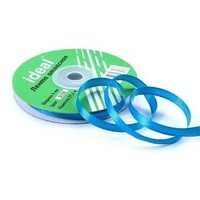 Лента атласная, 6 мм, 3155, ярк.бирюзовый, рулон 27,4м