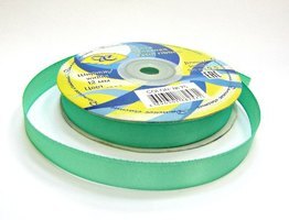 Лента атласная, 12 мм, 75, ментол, рулон 33м