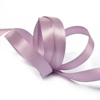 Лента атласная, 12 мм, 4434, сиреневый, рулон 27,4м