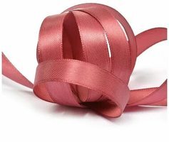 Лента атласная, 12 мм, 4174, красно-розовый, рулон 27,4м