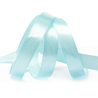 Лента атласная, 12 мм, 3152, св.бирюзовый, рулон 27,4м