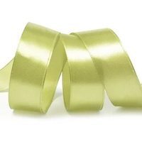 Лента атласная, 12 мм, 3146, св.оливковый, рулон 27,4м